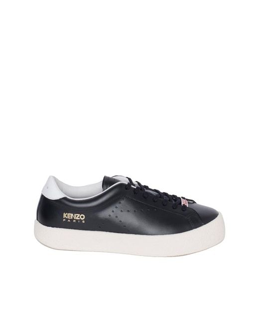 KENZO Blue Leather Sneakers for men