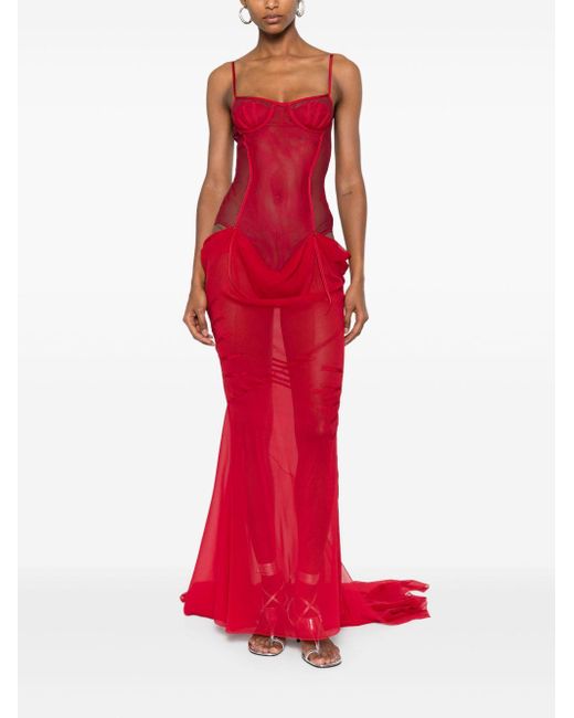 The Attico Fashion Red Die Attico Mode