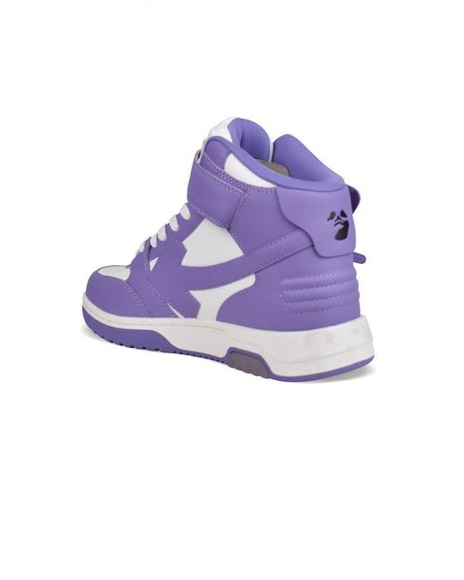 Off-White c/o Virgil Abloh Purple Out Of Office Mid Sneakers for men