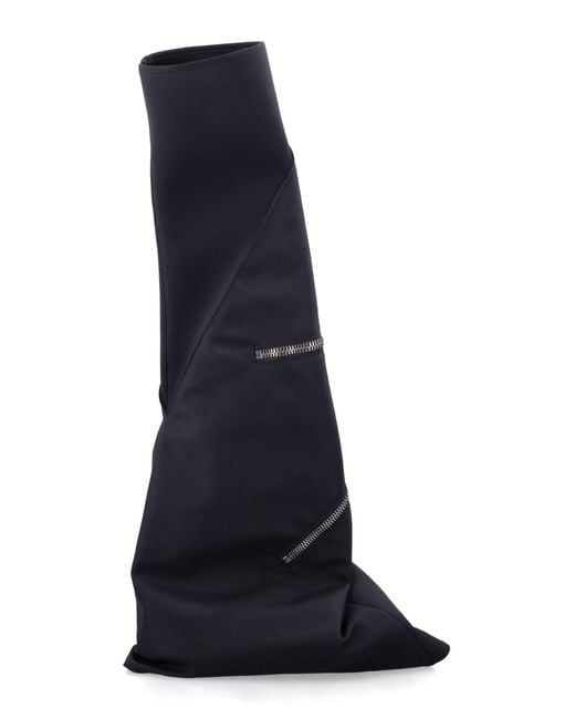 Rick Owens Blue Cargo Fetish Sneaks In Black