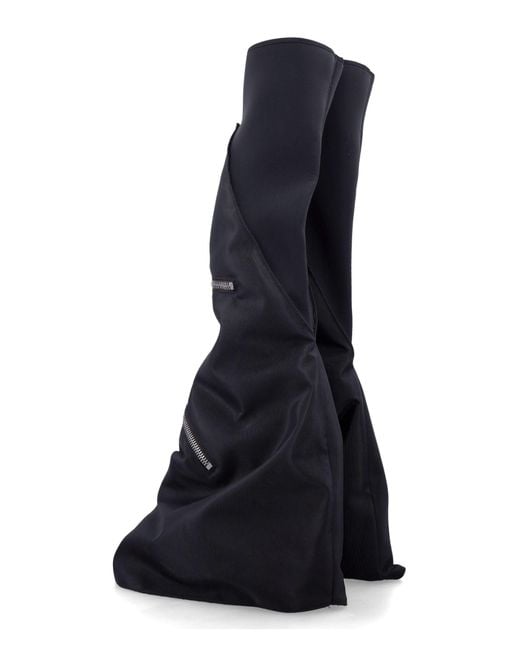Rick Owens Blue Cargo Fetish Sneaks In Black
