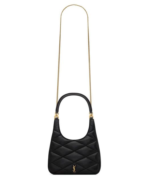 Saint Laurent Black Hobo Bag "Sade"