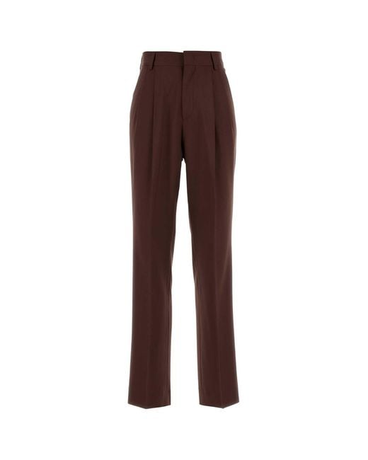 ARMARIUM Brown Chocolate Wool Celia Pant