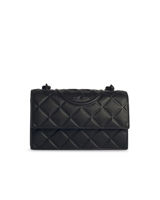 Tory Burch 'Flaming' Black Lear Crossbody Bag '