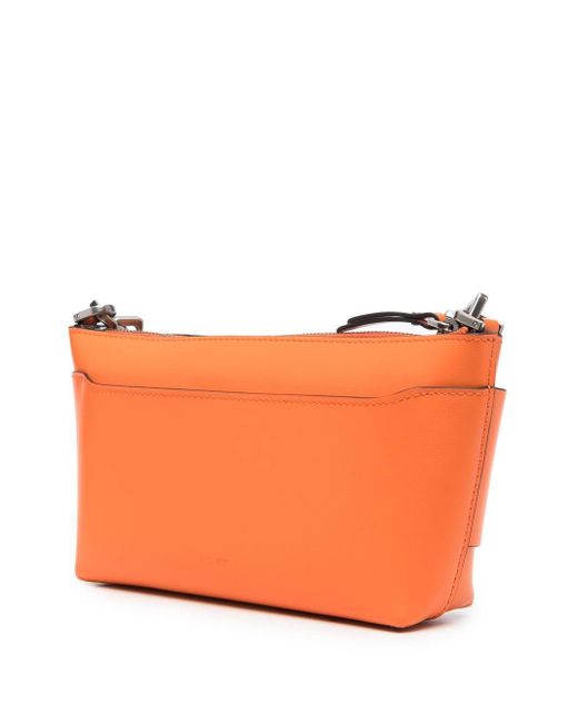 Boyy Orange Buckle Pouchettleder -Leder -Umhängetasche