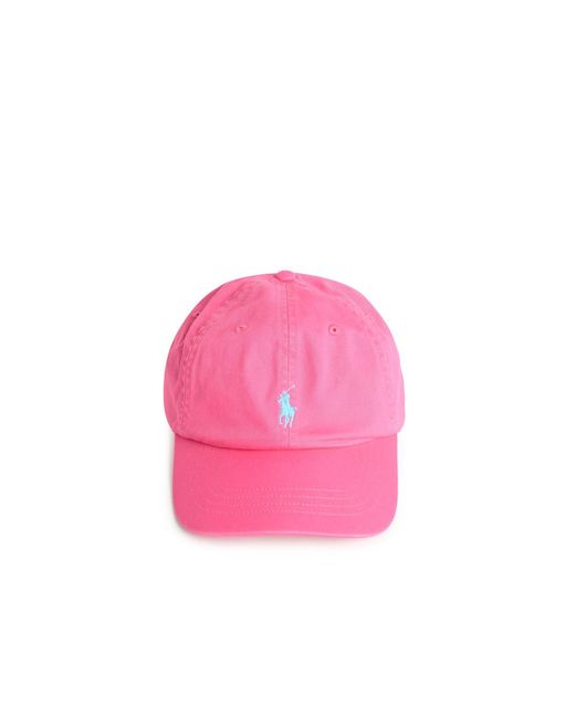 Polo Ralph Lauren Pink Cotton Cap