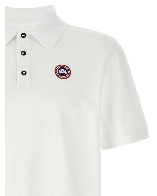 Canada Goose 'beckley' Polo Shirt in het White