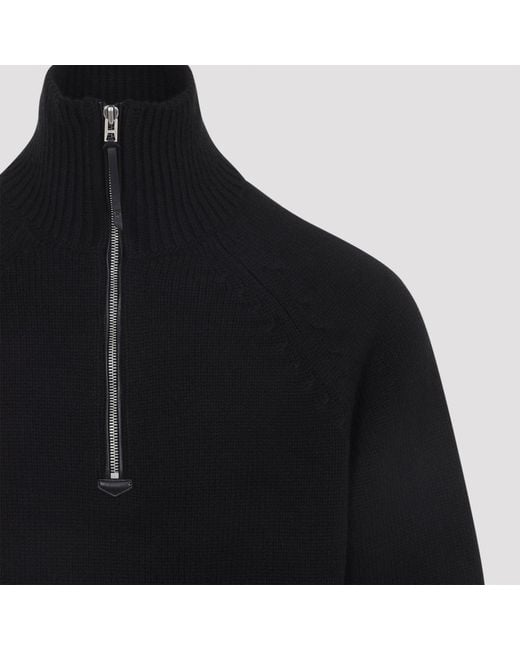 Tom Ford Half Zip Sweater in het Black