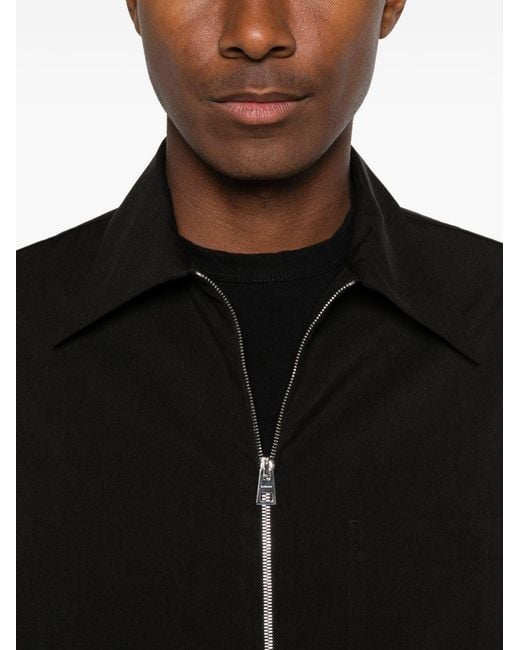 Givenchy Black Zipped Shirt for men