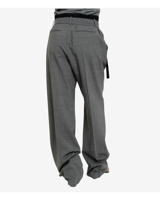 Pantalón Gris MSGM de color Gray