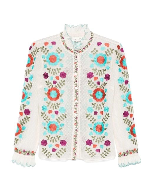 I'm No ir a ninguna parte. Antik Batik de color White