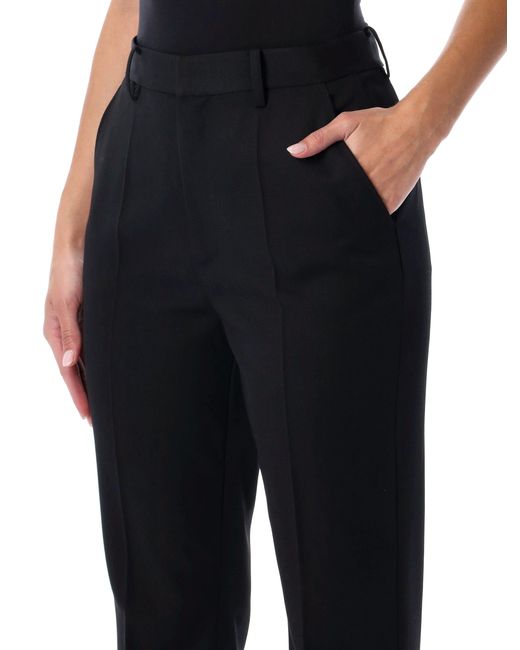 Ralph Lauren Black Wrigley Wool Trousers