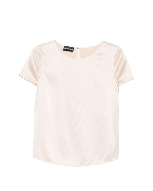 Emporio Armani Natural Silk Top