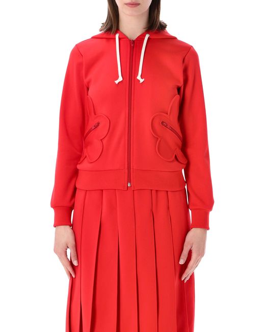 Comme des Garçons Kleding.... Rood in het Red