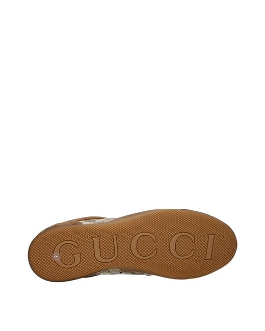 Gucci Brown Sneakers/ Fabric