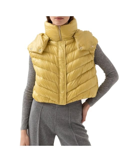 Herno Metallic Down Vest Jacket