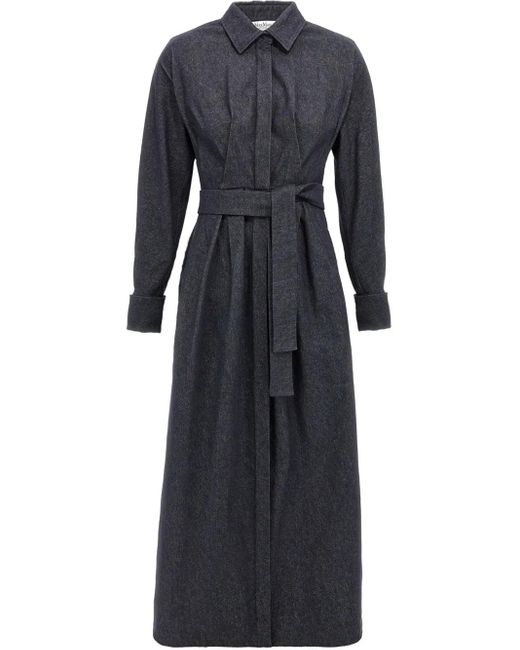 Max Mara Black Aller Midi Kleid