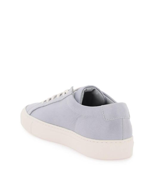 Common Projects White Original Achilles Leather Sneakers
