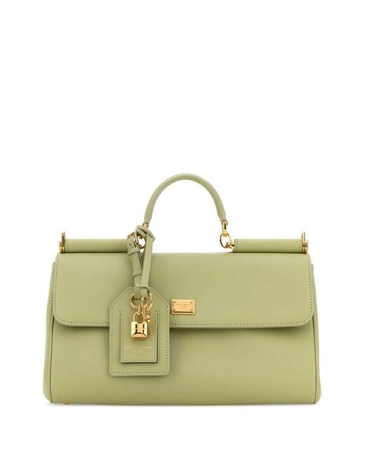 Dolce & Gabbana Pastel Green Leather My Sicily Handbag for men