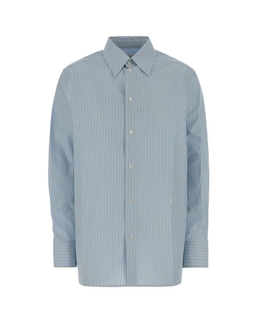 Saint Laurent Blue Shirts
