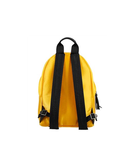 Palm Angels Yellow Logo Backpack for men