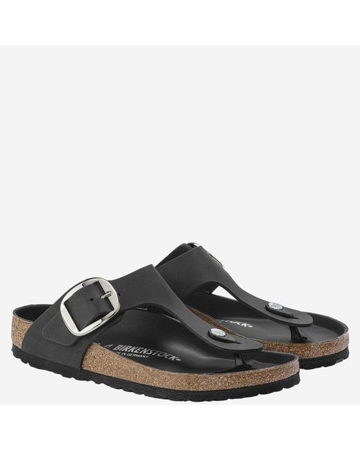 Birkenstock Brown Mules Gizeh Big Buckle
