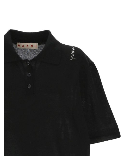 Marni Black T-Shirts And Polos