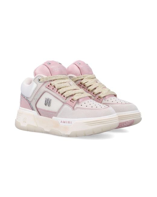 Amiri Pink Sports Shoes "Crystal Ma-1"