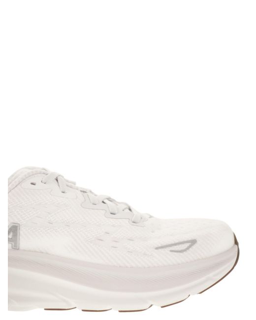 Hoka One One Clifton 9 Ademende Sportschoen in het White