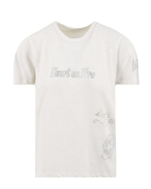 Zadig & Voltaire T -shirts En Polos in het White
