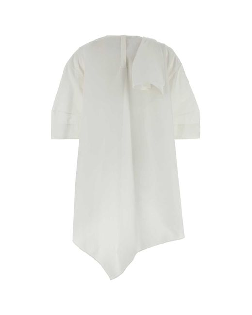 Givenchy White Poplin Mini Dress