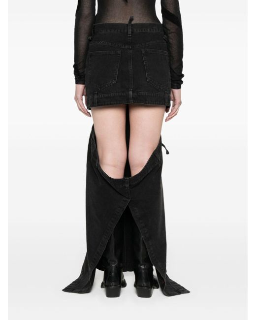 The Attico Denimrok in het Black
