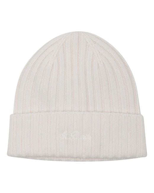 Mc2 Saint Barth Natural Cashmere Beanie Wengen for men