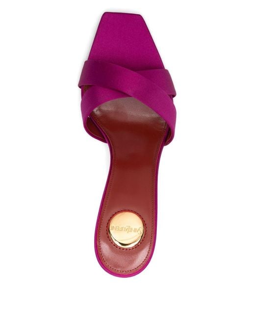 Saint Laurent Pink Opyum Mule Sandal