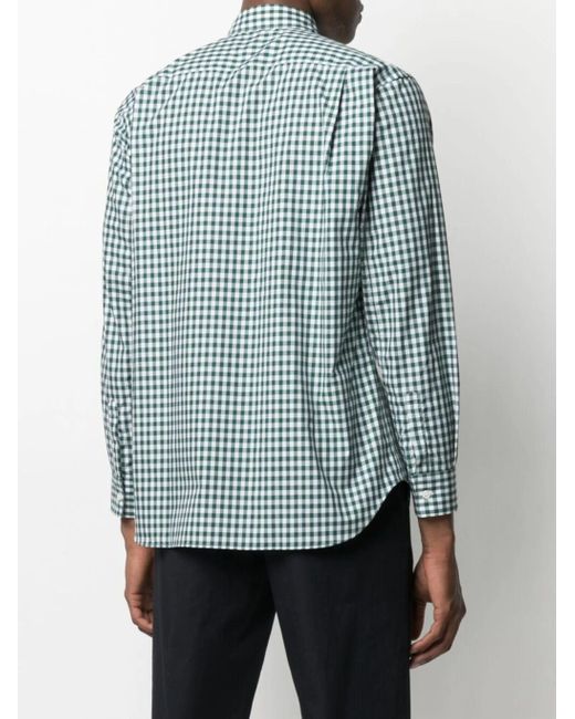 Comme des Garçons Heren Shirt Geweven in het Blue