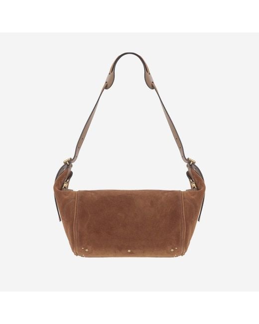 Chloé Brown Crossbody Bag Paddington Suede