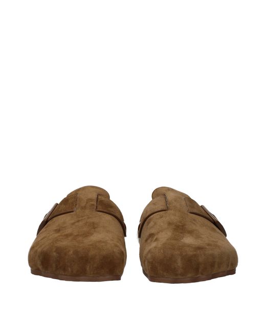 Balenciaga Brown Slippers And Hooves Suede/Optical