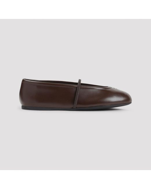 Miu Miu Brown Ballet Flats