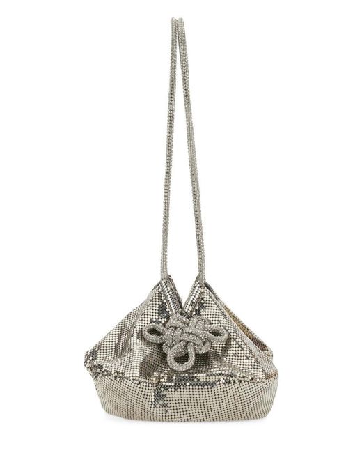 Kara White Ufo Shoulder Bag