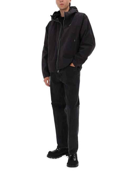 Obey Black Cotton Nylon Jacket