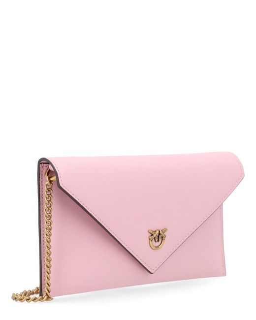 Pinko Pink Polyurethane Shoulder Bag