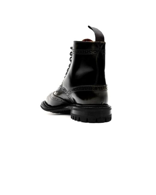 Tricker's Tricker 's Laarzen Militair in het Black