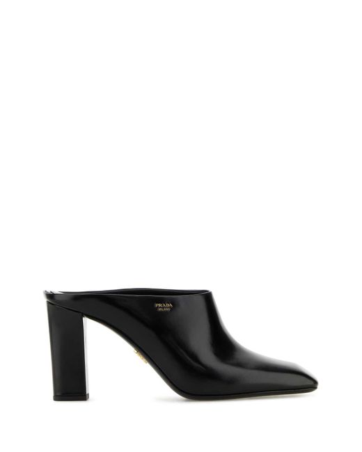 Prada Black Slippers