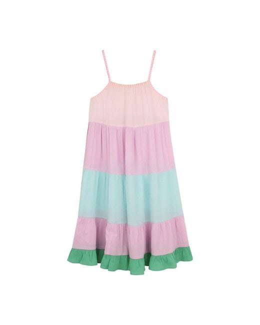 Billieblush Pink Vestito Con Bretelline
