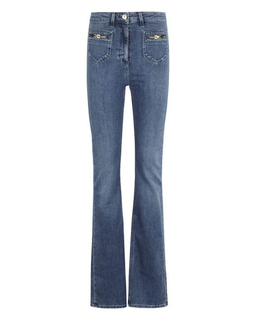 Jeans Svasati di Elisabetta Franchi in Blue