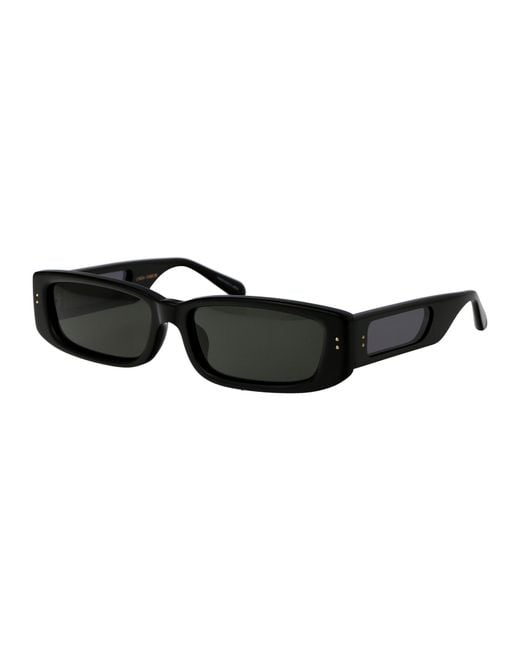 Linda Farrow Black Sunglasses