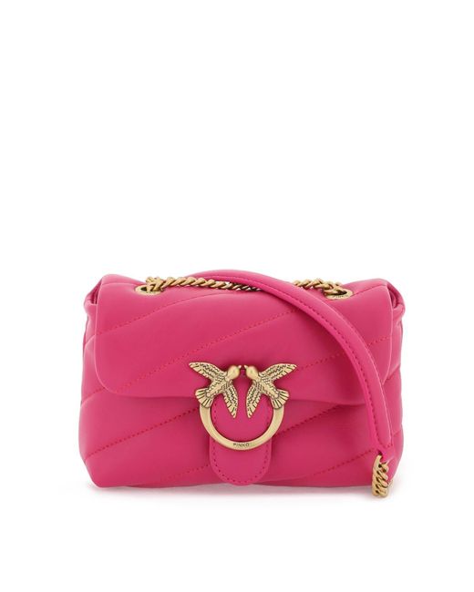 Pinko Pink Love Baby Puff Quilt Bag
