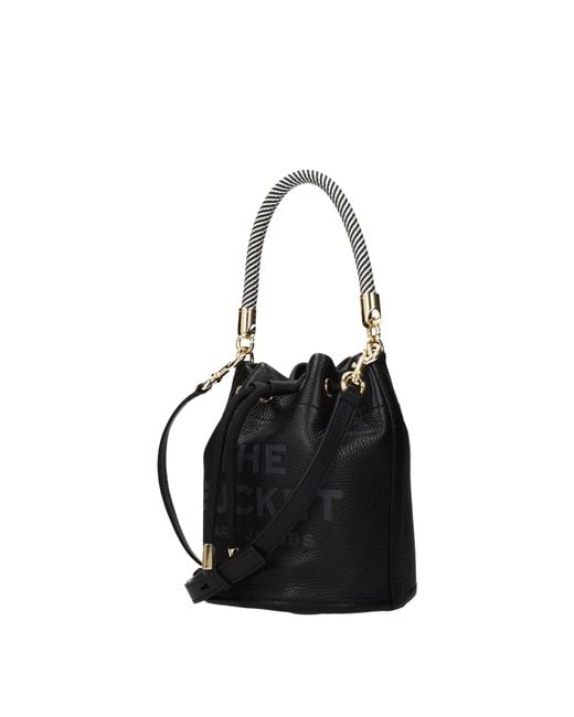 Marc Jacobs Black The Leather Bucket Bag