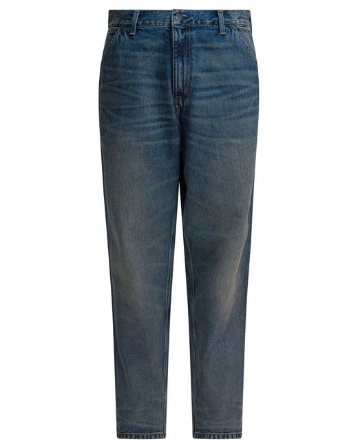 Carhartt Jeans Met Enkele Knie in het Blue voor heren