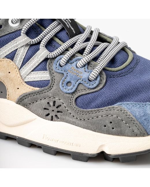 Flower Mountain Blue Sneakers Multi Colour